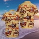 thumbnail image 3 of Camisas con estampado de vaquero retro, ropa informal con patrón de mezclilla 3D para hombre, camisa hawaiana de manga corta para playa, ropa informal para exteriores para hombre, 3 of 5