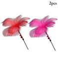 thumbnail image 1 of 2 Pcs Cat Plume Teaser Interactif Belle Chat Jouet Interactif Chat Teaser Baguette, 1 of 10