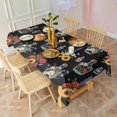 thumbnail image 3 of Pioneer Flower Floral Print Pattern Rectangle Tablecloth 60"x120", Waterproof Polyester Table Cloth, Wipeable Spillproof for Dining Camping Indoor Outdoor, 3 of 6