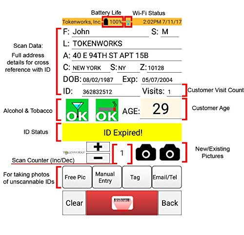 IDVisor Smart ID Scanner All Software Upgrades  Charging Cradle 