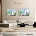 thumbnail image 4 of Elephant Stock Bermuda Cove Wall Art - Horizontal Canvas Wall Art - Living Room Wall Decor - Architecture Canvas - Blue And Pink Decor By Paul Brent - 51" x 34", 4 of 8