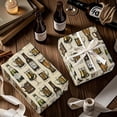 thumbnail image 4 of WRAPAHOLIC Beer Wrapping Paper Roll - Mini 17 Inch x 16.5 Feet Glass Mug and Bottles Paper, Perfect for Men Birthday, Party, Father's Day, 4 of 4