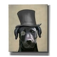 thumbnail image 1 of Epic Graffiti 'Black Labrador, Formal Hound and Hat' by Fab Funky, Canvas Wall Art, 20"x24", 1 of 3