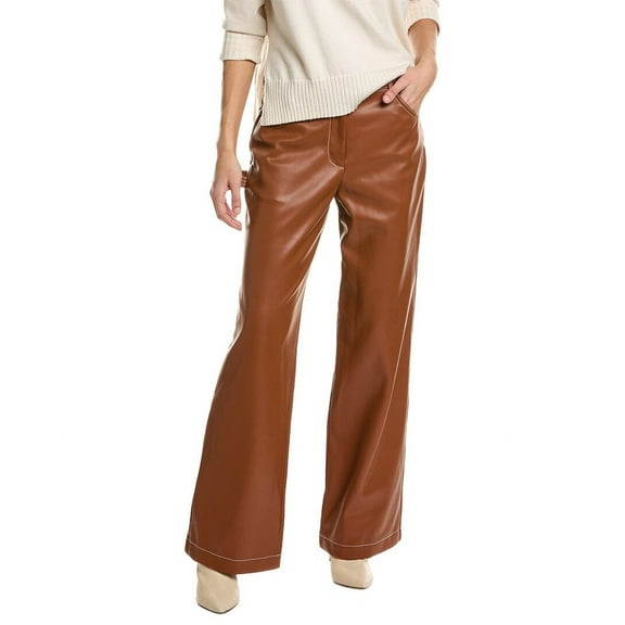 STAUD womens Domino Pant, 00, Brown