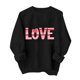 thumbnail image 4 of TaTaai Women's Valentine's Day Printed Sweatshirt, Long Sleeve Pullover Top, Round Neck Romantic Blouse, Cute Casual Wear Gift, 4 of 5