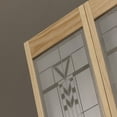 thumbnail image 3 of American Wood Sedona Glass Bifold Door, 36-in. x 80-in., Unfinished Pine, 3 of 7