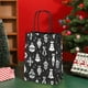 thumbnail image 4 of Adornos navideños, regalos navideños, bolsas de regalo navideñas, bolsas de mano con estampado de Papá Noel, bolsas de papel para empaquetar dulces para fiestas navideñas, bolsos de papel, 4 of 6