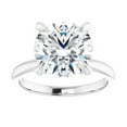 thumbnail image 2 of Moissanite Engagement Ring 3 Carat Round Solitaire Style, 2 of 5