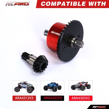 RCAWD Differential 37T Diff 13T Input Gear for Arrma 1/8 Typhon Infraction mega