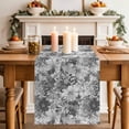 thumbnail image 2 of Table Runner 60 Inches Long for Kitchen Dining, Spring Floral Dresser Scarf Farmhouse, Dining Table Decorations for Wedding/Parties, Retro Country Flowers Leaves Botanical Gray 13 x 60 In, 2 of 8