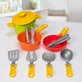 thumbnail image 3 of Pretend Play Dishes Cookware Set - 33 Pcs Childrens Durable Tableware Playset with Drainer, 3 of 10