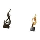 thumbnail image 5 of Estatua abstracta de fuego, adorno de escritorio, recuerdo artesanal, figura de llama de resina, escultura de arte moderno, escultura decorativa, recu, 5 of 8