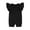 Black, variant on Bagilaanoe Newborn Baby Girl Summer Jumpsuit Fly Sleeve Bodysuit 3M 6M 12M 18M Infant Casual One Piece Romper
