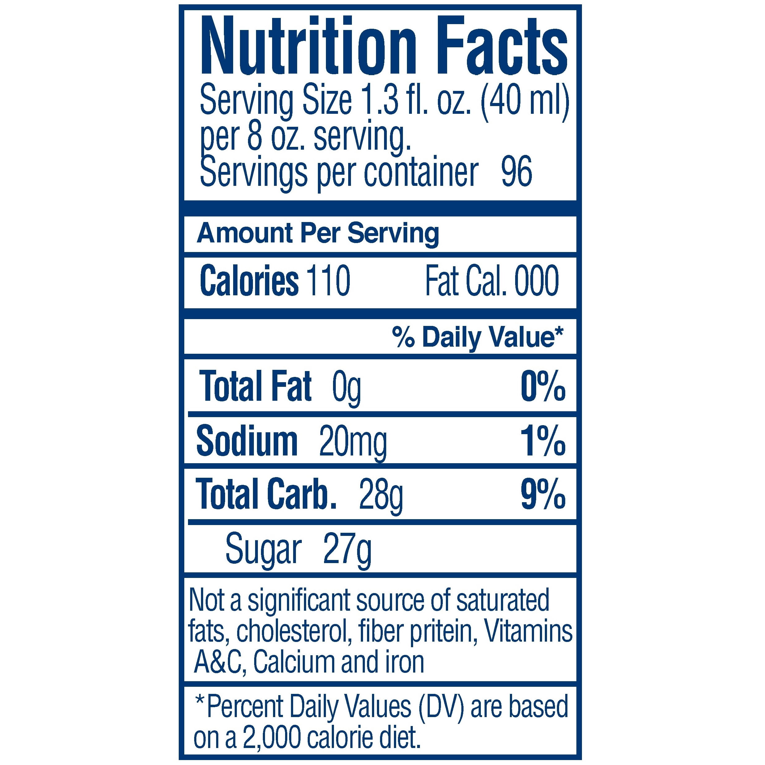 Malolo Fruit Punch Syrup, 1 Gallon Jug, 1.3 fl. oz Serving Size (Milk-Free)