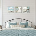 thumbnail image 4 of Coastal Framed Wooden Wall Art: Ocean Pictures Sailboat Art Prints Beach Artwork Collection Set of 3 Seascape Decorations for Home, 4 of 6