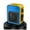 Yellow, variant on Bluetooth Speaker, Bluetooth 5.4 Smart Wireless Portable Speaker, IPX3 Waterproof Cyber-Style Mechanical Speaker, Supports 2-Unit Interconnected Portable Audio Broadcasting, Black