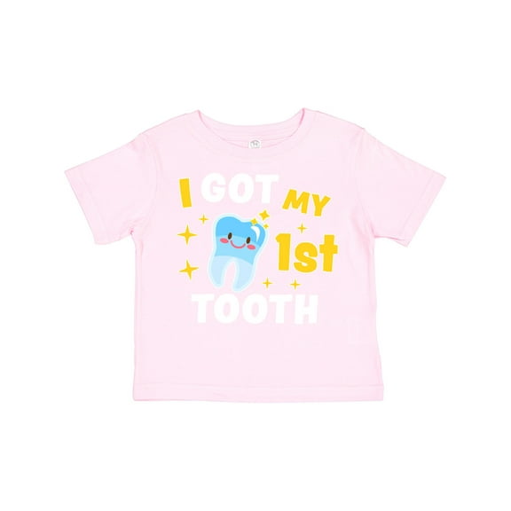 Inktastic I Got My 1st Tooth with Cute Tooth Baby Boys or Girls Toddler T-Shirt