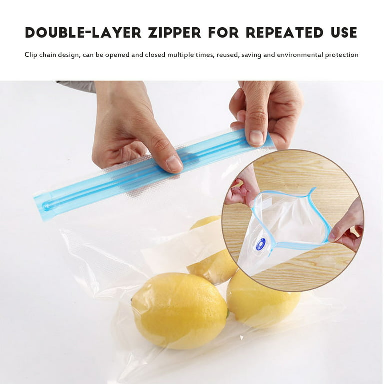 Vacuum Bags for Food Reusable Packages for Freezing Storage Seal