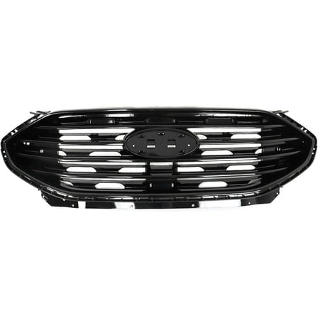 OTTULUR Gloss Black Grille Front Bumper Grill Covers Replacement for Edge 2019 2020 2021 2022