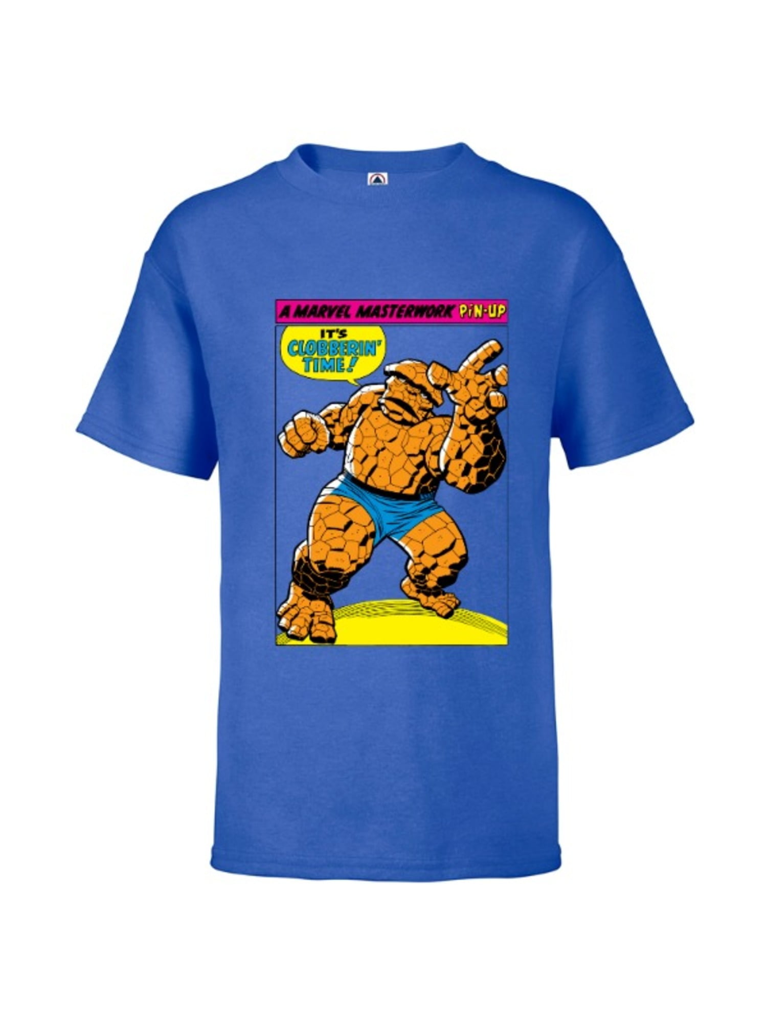 The Thing Ben Grimm T Shirt Marvel Fantastic Four Retro Vintage Cool Superhero