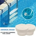 thumbnail image 3 of 4 Pack Rubber Pool Ladder Bumper, for 1.90 Inch Ladder Tube to Protect Pool Liner, Ladder Foot Cover, 3 of 5