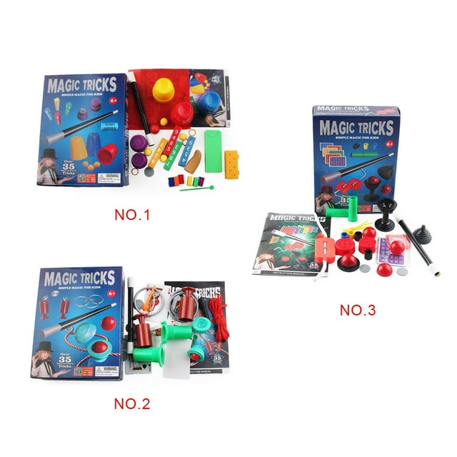 Kids Magic Toys Set Beginners Children Adult Illusion Magic Tricks Kit Magic Tricks Kit Intelligence Development Toy