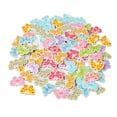 thumbnail image 2 of 100Pcs Wooden  Buttons, Decorative Mixed Colours Craft Buttons For DIY Crafting Sewing Decoration, 2 of 8