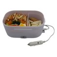 thumbnail image 2 of Elegant Dining On-The-Go, Electric Lunch Box Portable Food Warmer for Fast Meal Heating, Stainless Steel Container Maintains Taste & Texture, Leak Proof Design for Hassle-Free Traveling, 2 of 3
