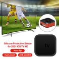 thumbnail image 3 of Funda protectora para Apple TV 4K 2021 Funda de silicona antipolvo (naranja + negro), 3 of 8