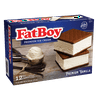 Fatboy Ice Cream Sandwich, Frozen, Premium Vanilla, 5 fl oz, 12 Count