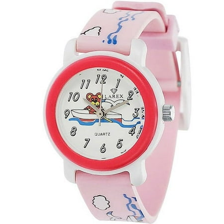 Geneva Platinum Girls' Silicone Bear Wat