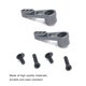 thumbnail image 2 of Vogacara 2 piezas RC coche Servo brazo modelo vehículo Metal dirección engranaje brazos reparación repuestos reemplazo para WL juguete A949 Kits de construcción modelo Gris oscuro Vogacara  FN012247-05B, 2 of 6