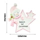 thumbnail image 3 of Fiudx Liquidación de ofertas flash Regalos conmemorativos únicos para bebés, decoraciones navideñas de resina, primer recuerdo navideño para niños, árbol de Navidad colgante para el hogar, bricolaje,, 3 of 7
