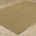 thumbnail image 3 of 2â€™x4â€™ Solid Tan Indoor Outdoor Scatter Rug, 3 of 3