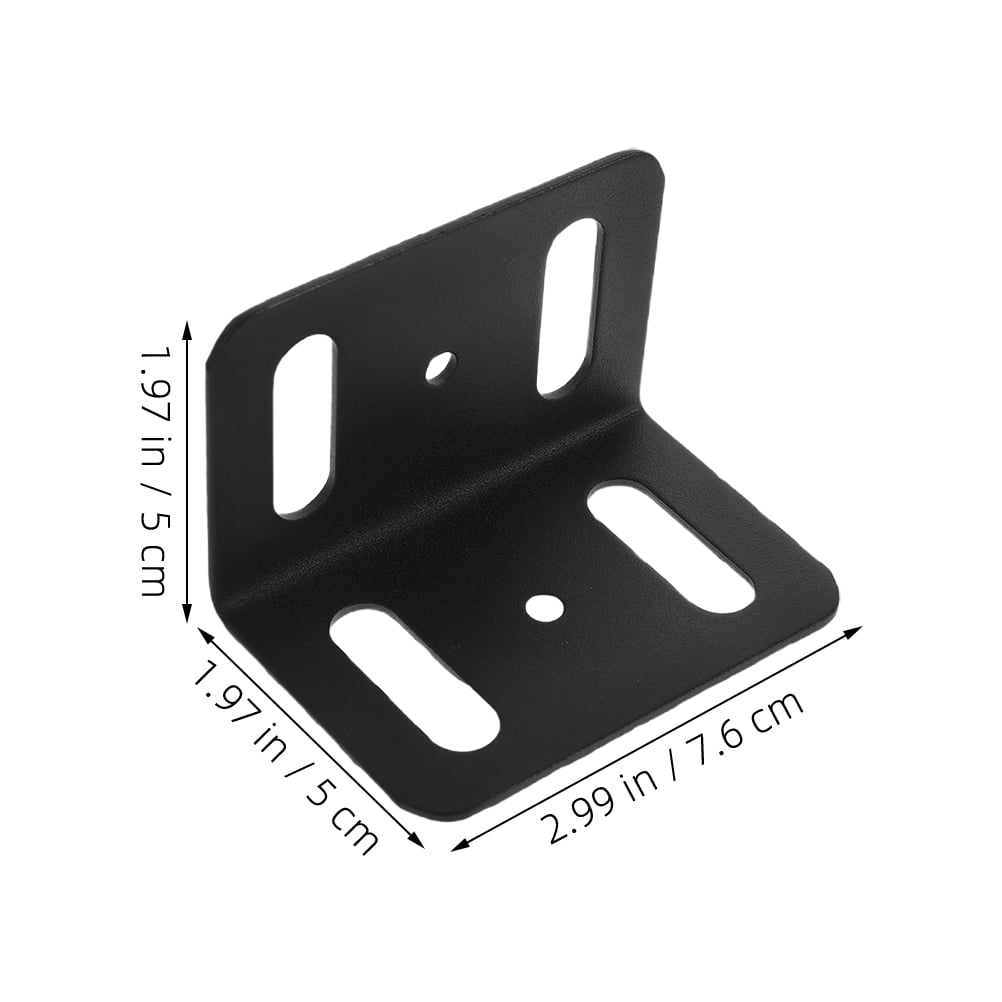 HONMEET Heavy Duty L Brackets for Floating Wall Shelves, Versatile Metal Shelf Support Hardware