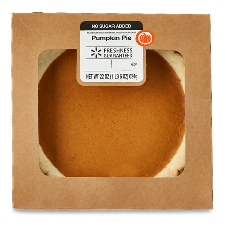 Freshness Guaranteed 8 inch No Sugar Added Pumpkin Pie, 22 oz