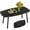 Black, variant on Folding Coffee Table for Small Spaces, No Assembly Farmhouse Portable Living Room Table, 39.3x19.6x17.7 Inch