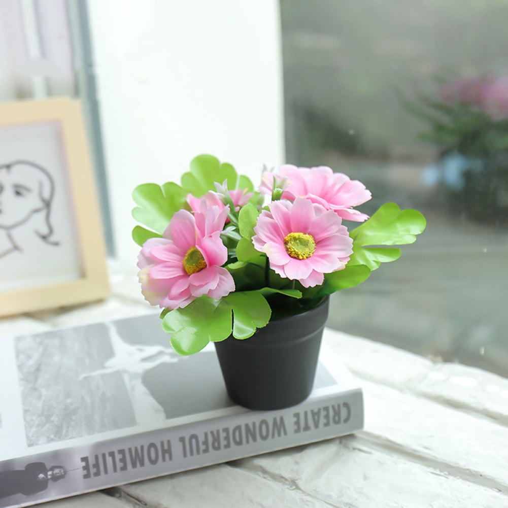 Outdoor Flower Fake False Plants Flowers Artificial Garden Decor With