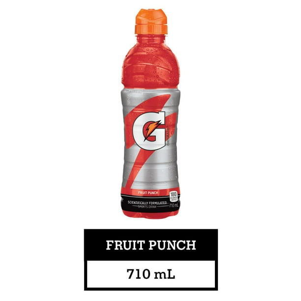 Gatorade Fruit Punch Sports Drink, 710 mL Bottle, 710mL
