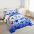 thumbnail image 3 of Homewish Happy Camping Full Size Comforter Sets,Camper Theme Bedding Comforter Set,Rustic Flower Floral Bedding Sets For Children,Microfiber Bedroom Decor Reversible,3 Pieces, 3 of 8