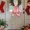 Q, variant on Festive Monogram Fabric Ribbon with striped textile construction, wavy trim detail and decorative monogram stitch, Letter R, 43.31*31.50IN
