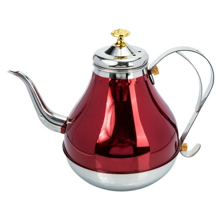 

HOMEMAXS Tea Kettle Household Milk Tea Kettle Stainless Steel Teapot with Strainer
