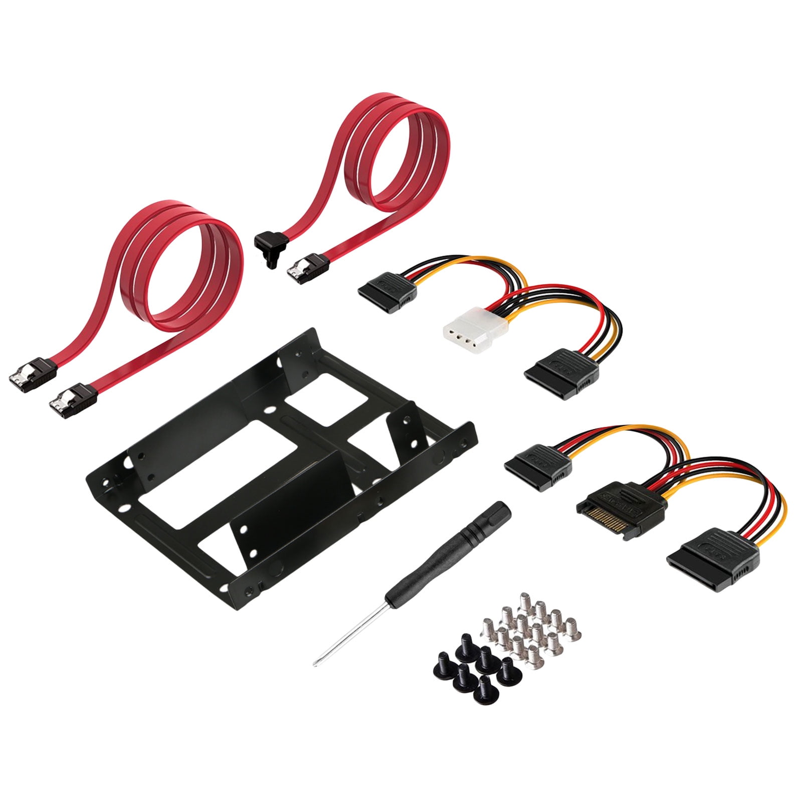 EEEKit 2.5" Hard Drives Dual SSD HDD to 3.5" Mounting Bracket Kit Drive