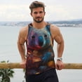thumbnail image 6 of Salouo Forest Koala for Men's Tank Tops,Sleeveless Muscle Shirts for Men Quick Dry Workout Tank Top Gym Muscle Tee Fitness Bodybuilding Sleeveless T Shirt-X-Large, 6 of 7