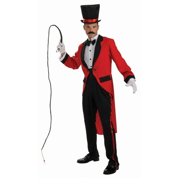 RUBIES II Ringmaster Costume for Adults with Tailcoat and Bow Tie, Adult Size M