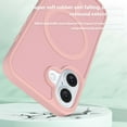 thumbnail image 3 of Compatible WIth iPhone 16 Phone Case,Frosted Translucent Designing,Compatible with Mag-Safe,Shockproof Rugged Drop-Proof Ultra Slim Silky Touch Thin Fit Phone Case Cover,Pink, 3 of 6
