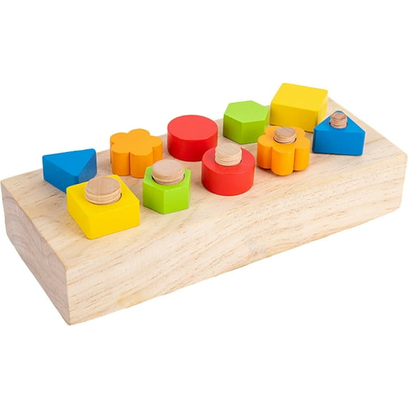 1 Set of Toddler Puzzle Educational Shape Sorter Recognition Shape Toy Children Shape Sorter