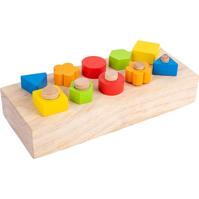 1 Set of Toddler Puzzle Educational Shape Sorter Recognition Shape Toy Children Shape Sorter