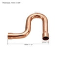 thumbnail image 2 of Cobre P-Trampa Presión Unique Bargains Tubería Conexión Soldadura 19mm OD para HVAC, 2 of 4