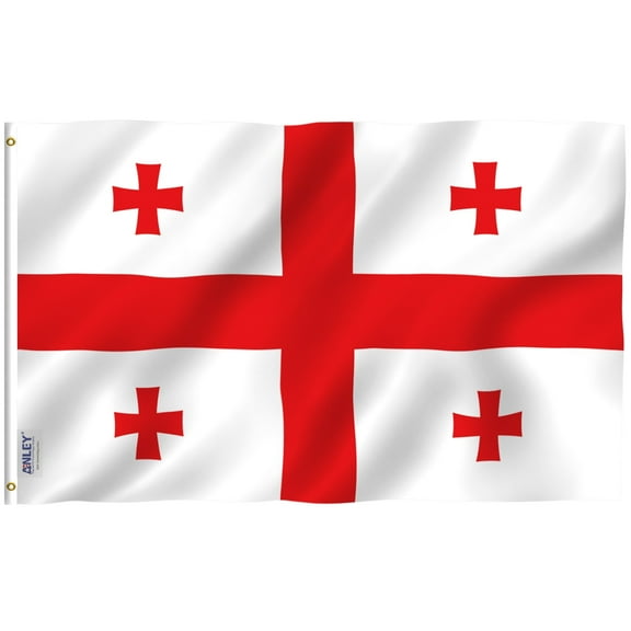 ANLEY Fly Breeze 3x5 Feet Georgia Flag - Republic of Georgia Flags